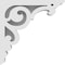 Ekena Millwork Hurley Architectural Grade PVC Corbel, 1 7/8"W X 6"D X 6"H CORP01X06X06HU - alternate 4
